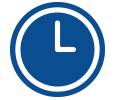 Professionally designed clock icon